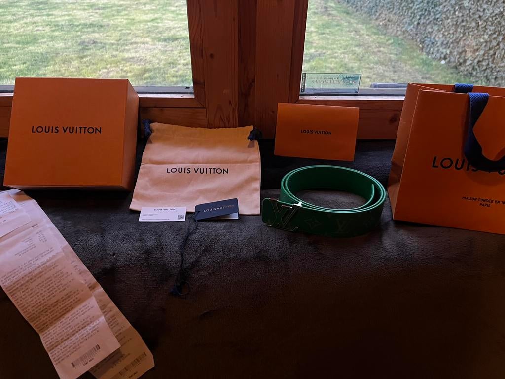 Louis Vuitton riem limited edition, Ophalen of Verzenden, Nieuw, Zwart, 115 cm of meer