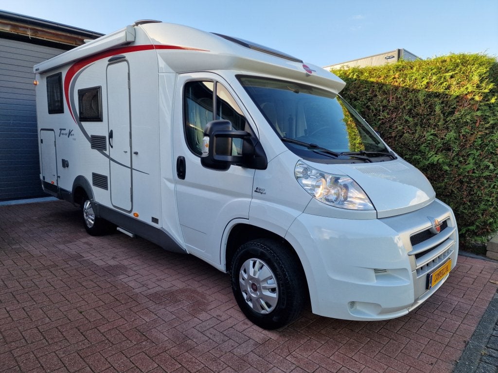 Bürstner T 620 Enkele bedden, 2x Airco, XL Garage, Trekhaak, Caravans en Kamperen, Campers, Ringverwarming, Fiat, 6 tot 7 meter