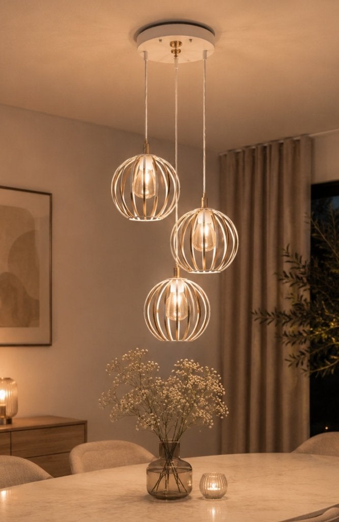 Hanglamp, Huis en Inrichting, Lampen | Hanglampen, Ophalen, Gebruikt, Metaal, Minder dan 50 cm