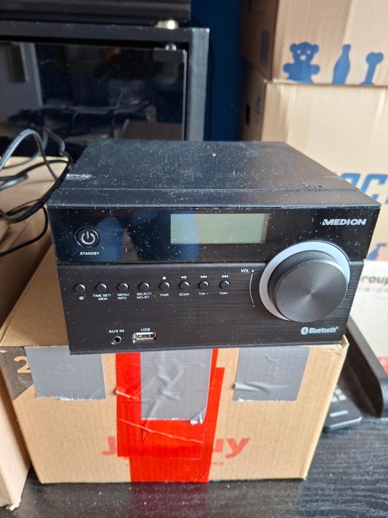 Medion DAB stereo set met boxen, Ophalen of Verzenden, Zo goed als nieuw, Overige merken