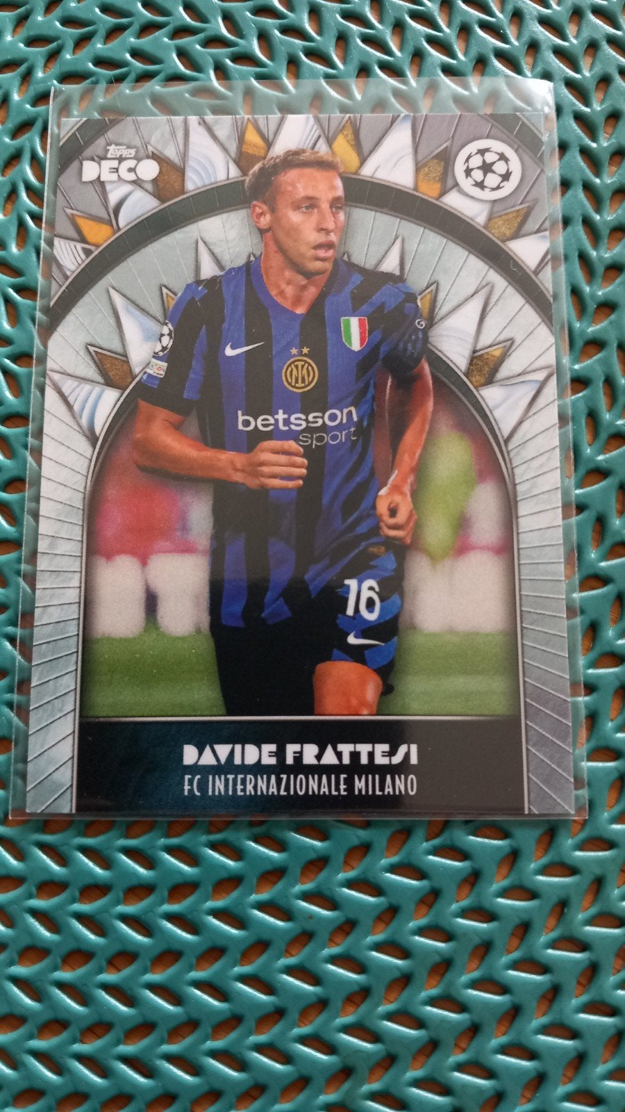 Davide Frattesi FC Internazionale Milano Topps Deco kaart, Verzenden, Zo goed als nieuw, Buitenlandse clubs, Spelerskaart