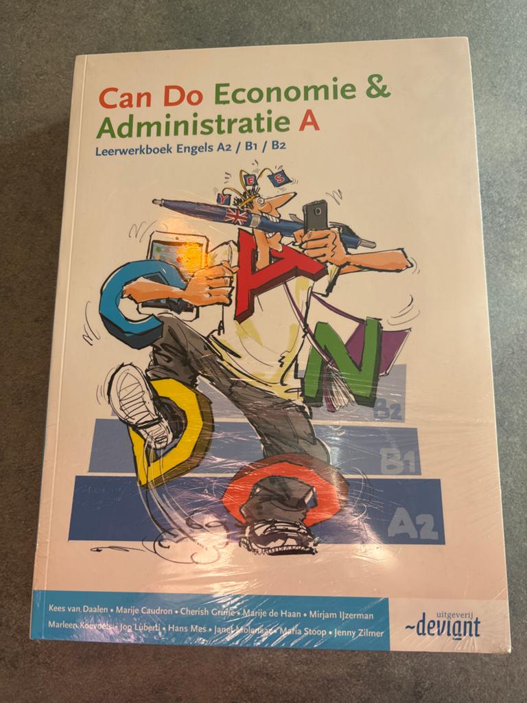 Can Do Economie & Administratie A Leerwerkboek Engels, Ophalen of Verzenden, Zo goed als nieuw, Engels