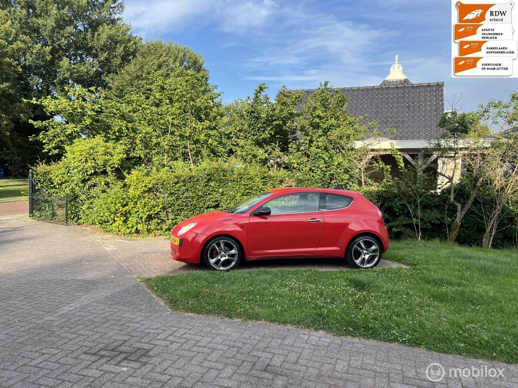 Sportieve Alfa Romeo MiTo 1.4 T/120pk Distinctive bj 2009, Auto's, Alfa Romeo, Voorwielaandrijving, Gebruikt, 4 cilinders, 49 €/maand