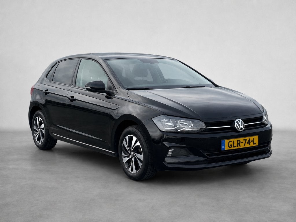 Volkswagen Polo 1.0 TSI 95pk 7-DSG Keyles Camera Sensor, Auto's, Volkswagen, Stof, 95 pk, Zwart, Grijs