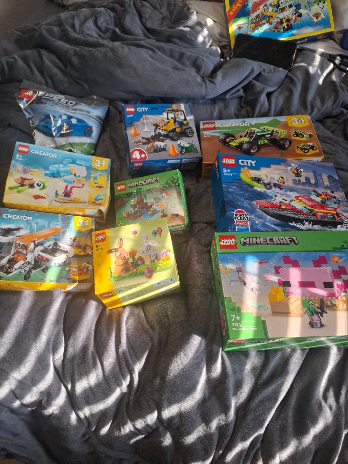 Lego 8 verschillende soorten, Lego, Ophalen of Verzenden, Zo goed als nieuw, Compleet