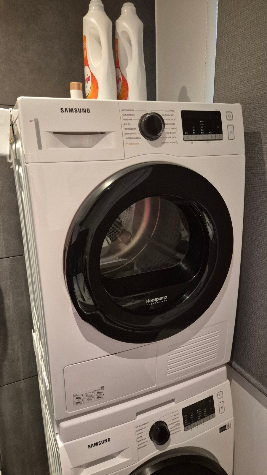 SAMSUNG 5000-serie DV80TA220AH Warmtepompdroger, Ophalen, 8 tot 10 kg, Zo goed als nieuw, Voorlader