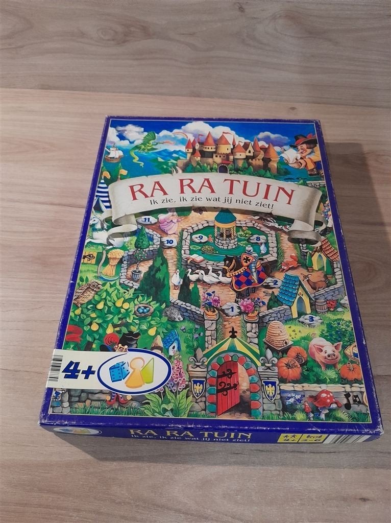 Ra ra Tuin - ik zie ik zie wat jij niet ziet - s5802, Hobby en Vrije tijd, Gezelschapsspellen | Bordspellen, Verzenden, Zo goed als nieuw