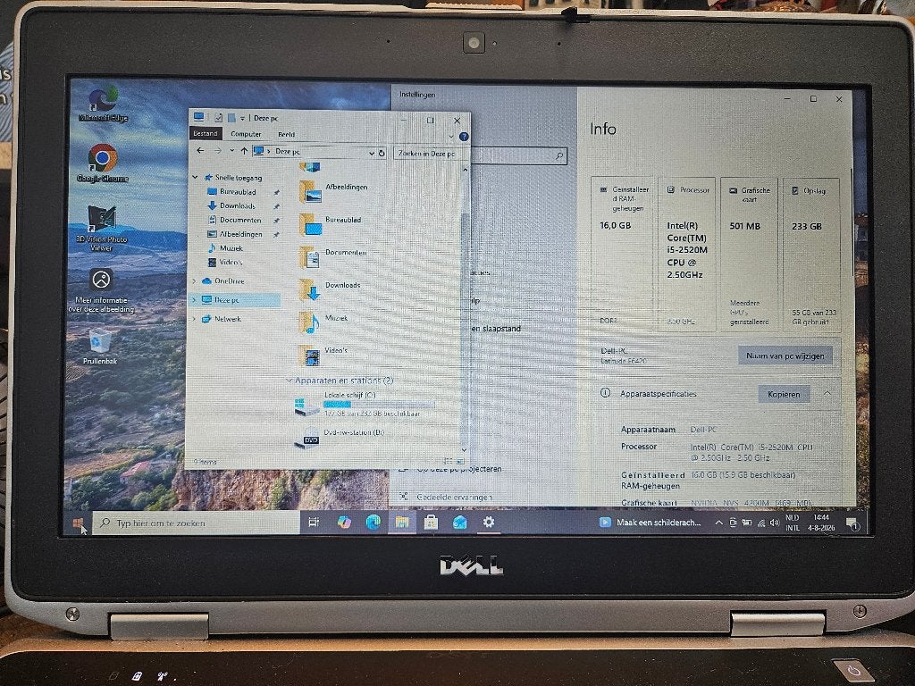 Dell Latitude E6420 Laptop, Computers en Software, Windows Laptops, Ophalen, 256 GB, 2 tot 3 Ghz, Zo goed als nieuw