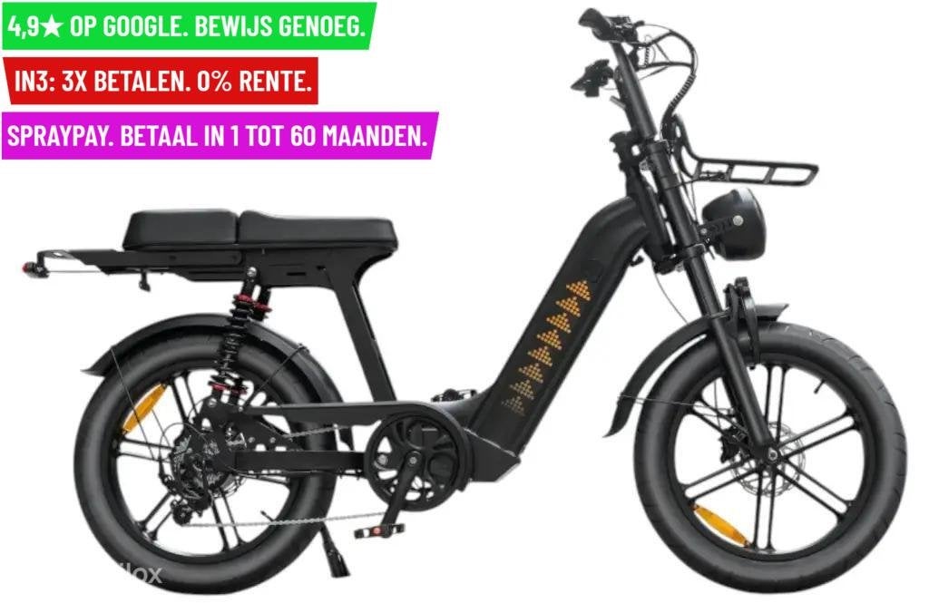 QM D50 - Black - electric fat bike, Overige merken, 9713 Bv Groningen, Nieuw, Facebikenl@gmail.com