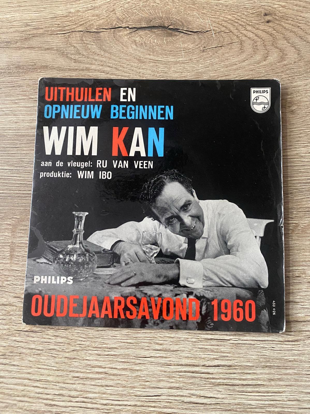 Wim Kan – Oudejaarsavond 1960 |Uithuilen opnieuw beginnen EP, Gebruikt, Ophalen of Verzenden, EP, Cabaret of Kleinkunst