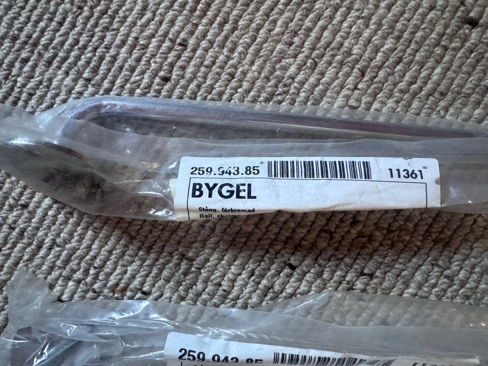 2 IKEA Bygel handdoek/keuken stangen, IKEA, Handdoekenrek, Nieuw, Ophalen of Verzenden