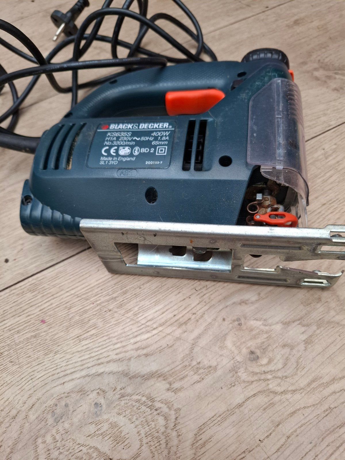 Black & Decker KS635S Decoupeerzaag 400W, Gebruikt, Decoupeerzaag, Ophalen of Verzenden, Black & Decker