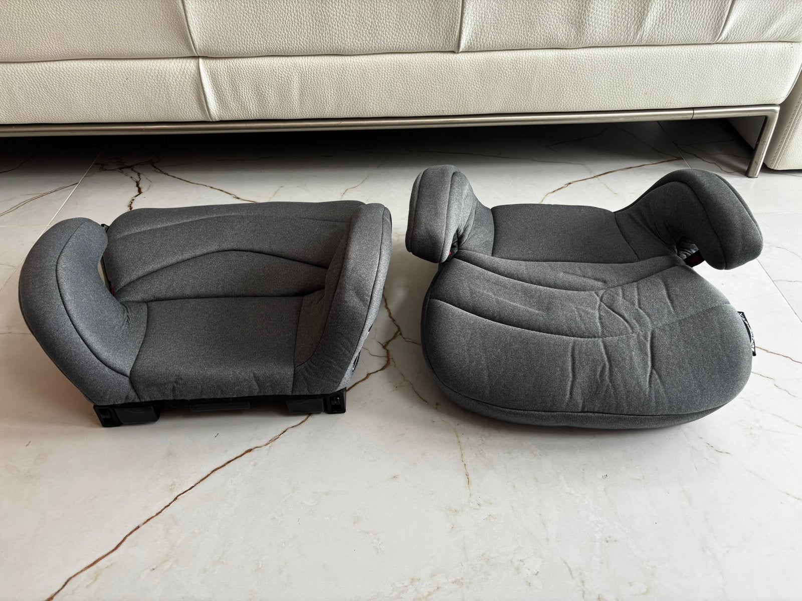 2x X Adventure Zitverhoger Isofix Turbo Booster - Grijs, Gebruikt, 22 t/m 36 kg, Isofix, Ophalen