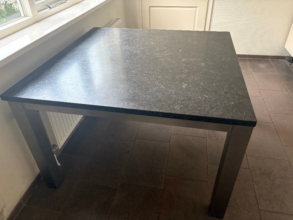 Tafel Belgisch hardsteen, Ophalen, Strak, Gebruikt, Overige materialen