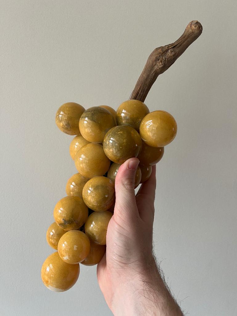 Mooie albast druiventros van 36cm, Antiek en Kunst, Ophalen of Verzenden