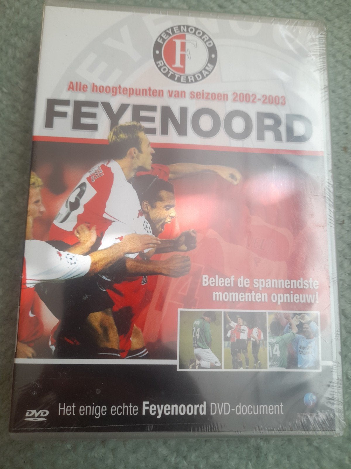 Feyenoord DVD: Alle Hoogtepunten Seizoen 2002-2003, Inclusief DVD, Alle leeftijden, Voetbal, Nieuw in verpakking