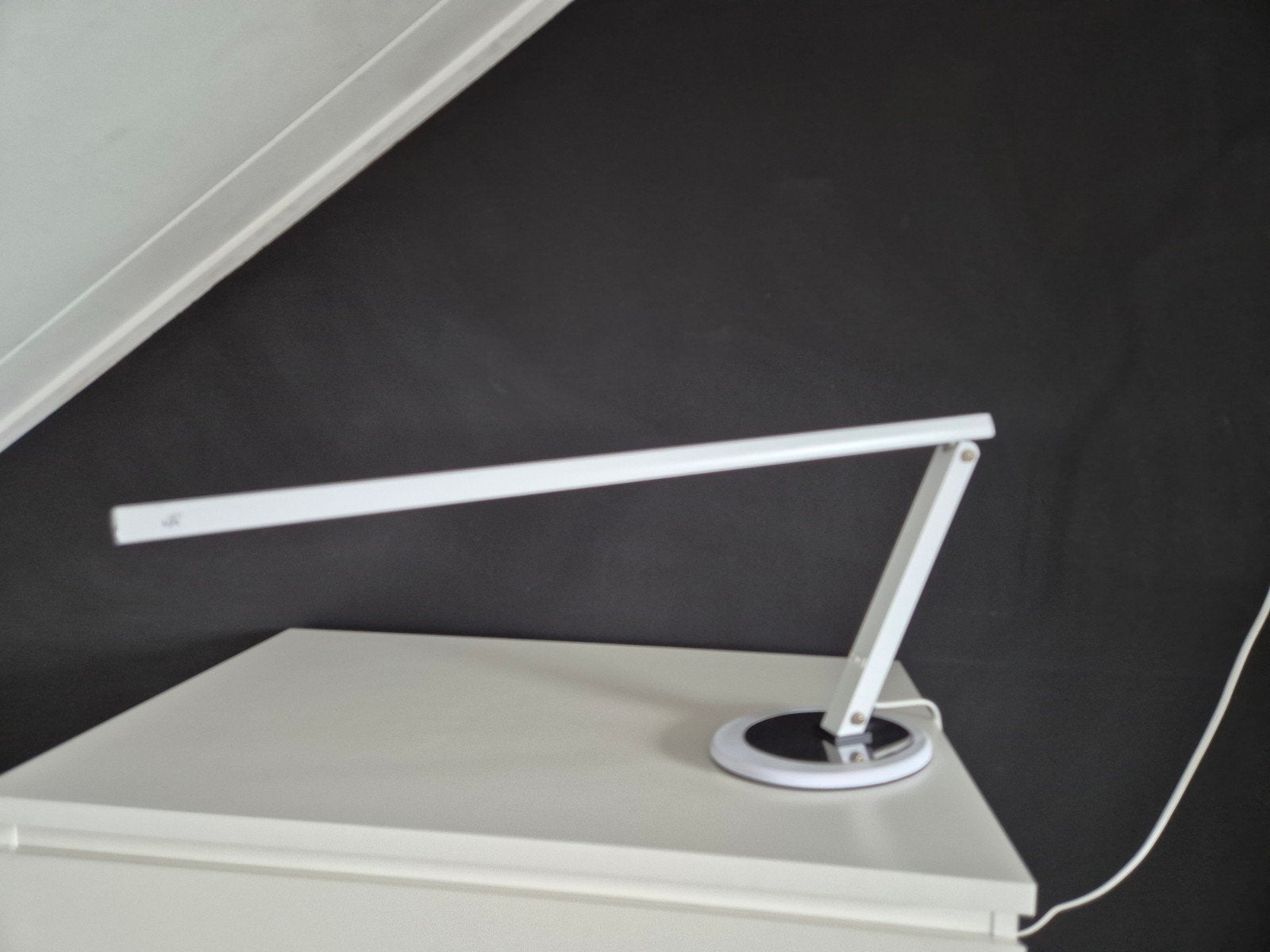 Moderne witte bureaulamp - All4light LED, Bureaulamp, Overige merken, Ophalen of Verzenden, Zo goed als nieuw