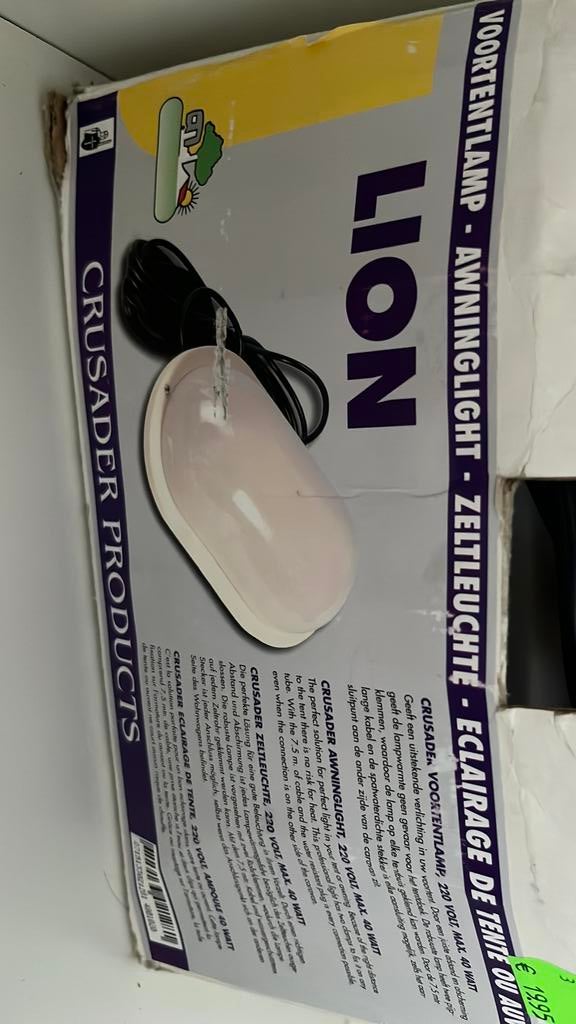 Caravan /tent lamp, Caravans en Kamperen, Caravan accessoires, Ophalen of Verzenden, Zo goed als nieuw