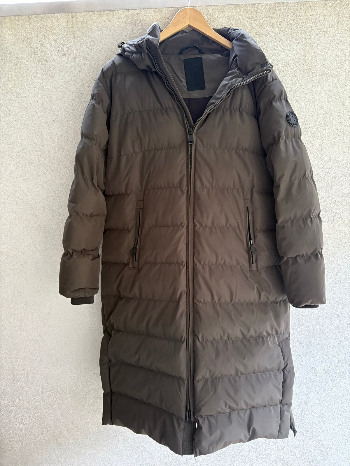 Airforce lange winterjas - XL, Ophalen of Verzenden, Gedragen, Maat 46/48 (XL) of groter, Groen