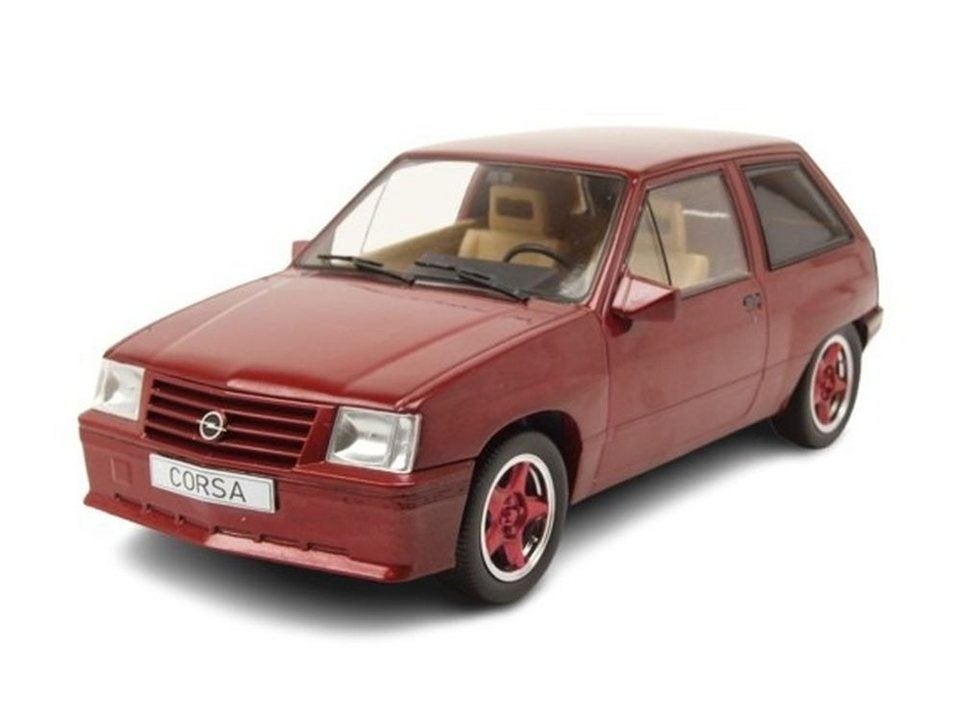 Opel Corsa A Custom rood 1983 mcg 1:18, Hobby en Vrije tijd, Ophalen, Nieuw, Auto, Overige merken