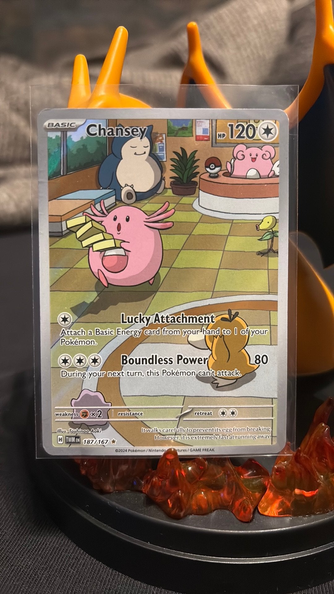 Chansey 187 twillight masquerade, Ophalen of Verzenden, Nieuw, Losse kaart, Foil