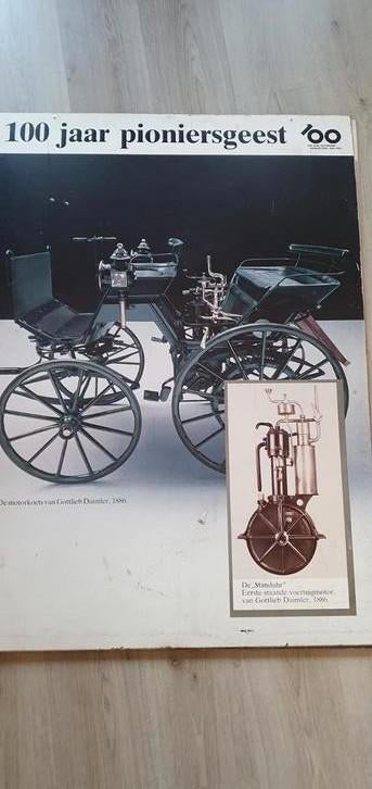 100 jaar pioniersgeest - Gottlieb Daimler 1886, Ophalen, Gelezen, Mercedes, Onbekend