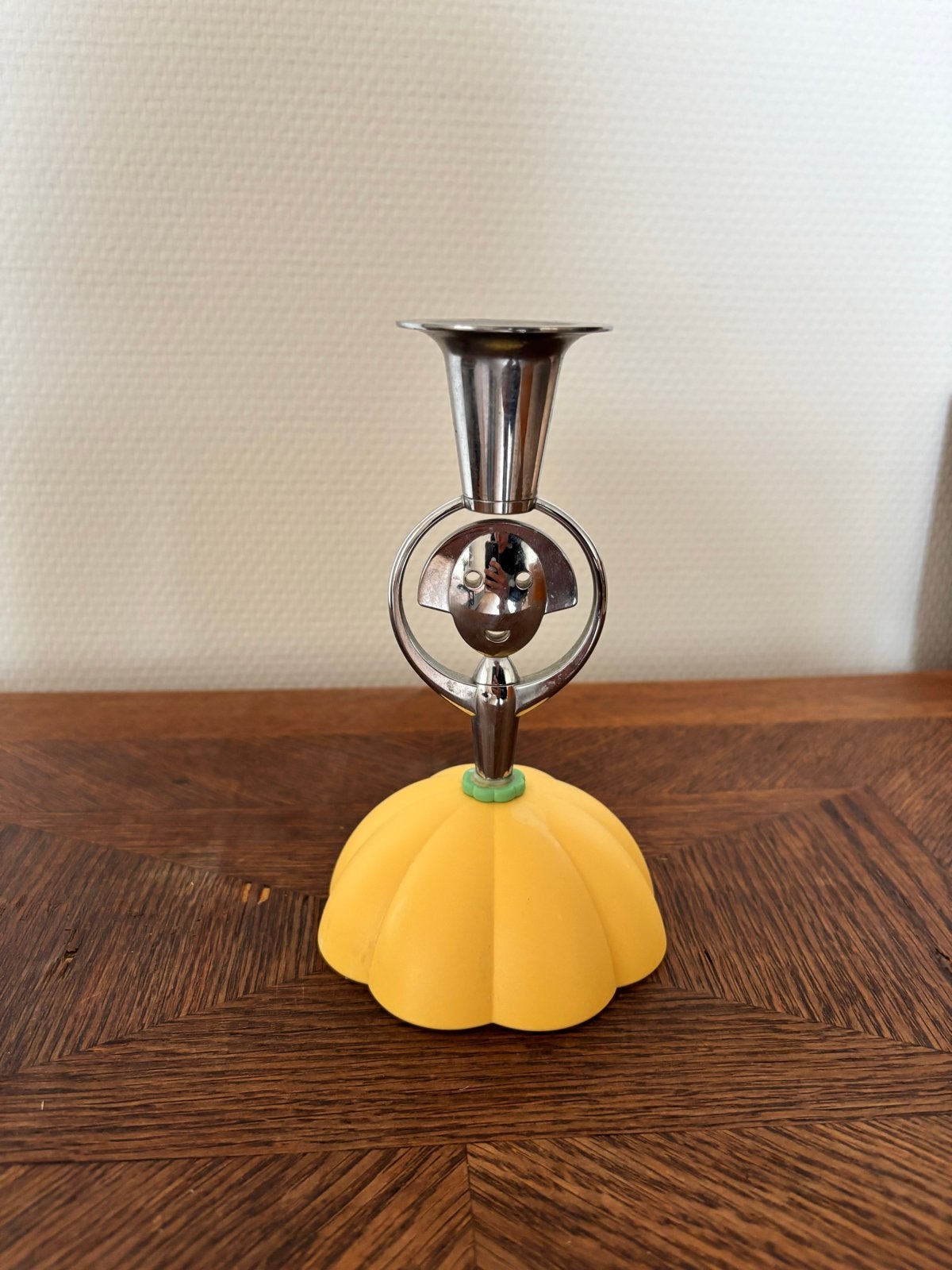 Alessi Kandelaar Alessandro Mendini 1999, Verzenden, Overige merken, Geel, Zo goed als nieuw