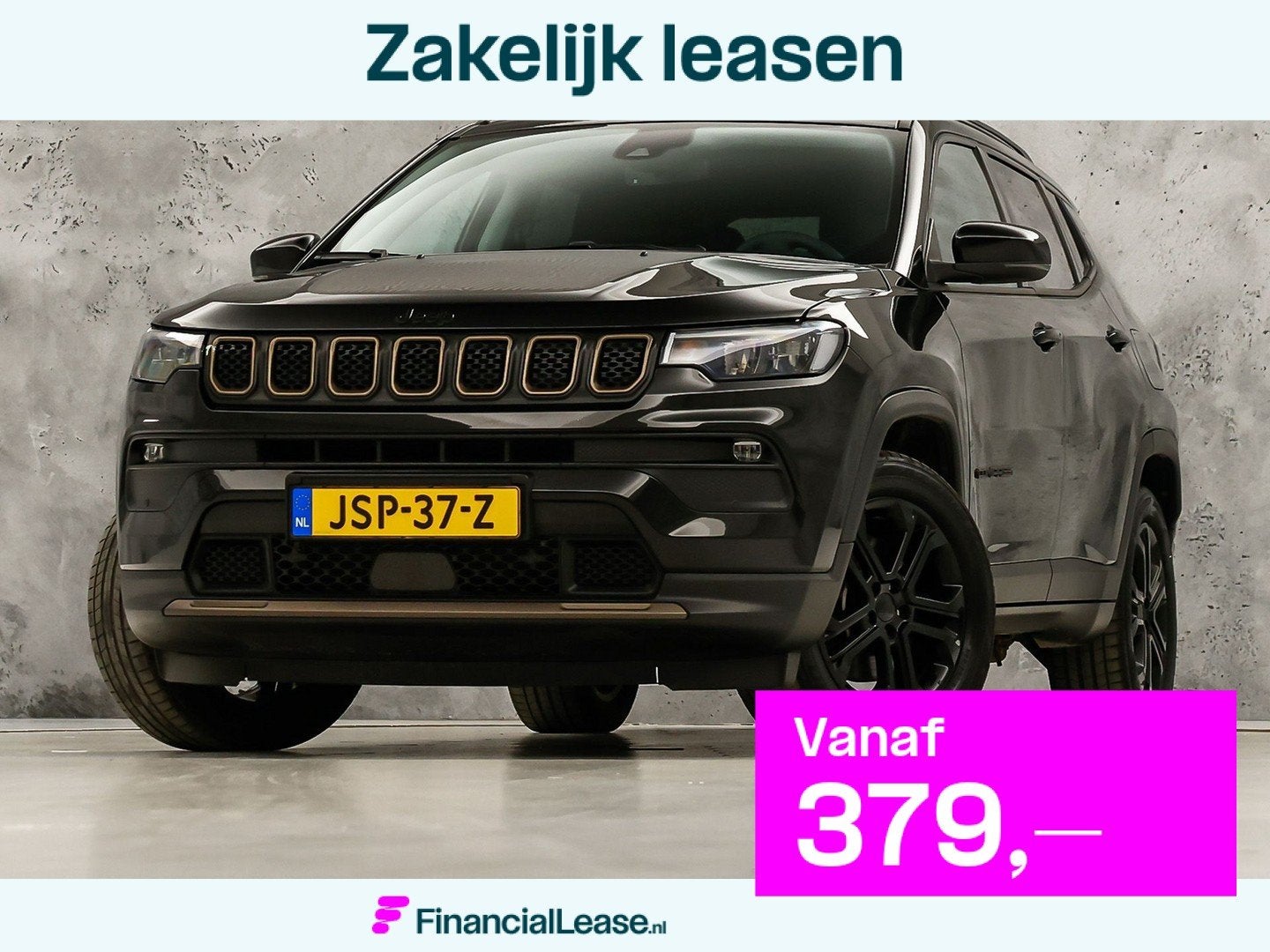 Jeep Compass 4xe 240 Plug-in Hybrid Electric Trailhawk 240Pk, Automaat, 12 maanden, 4 cilinders, Bedrijf