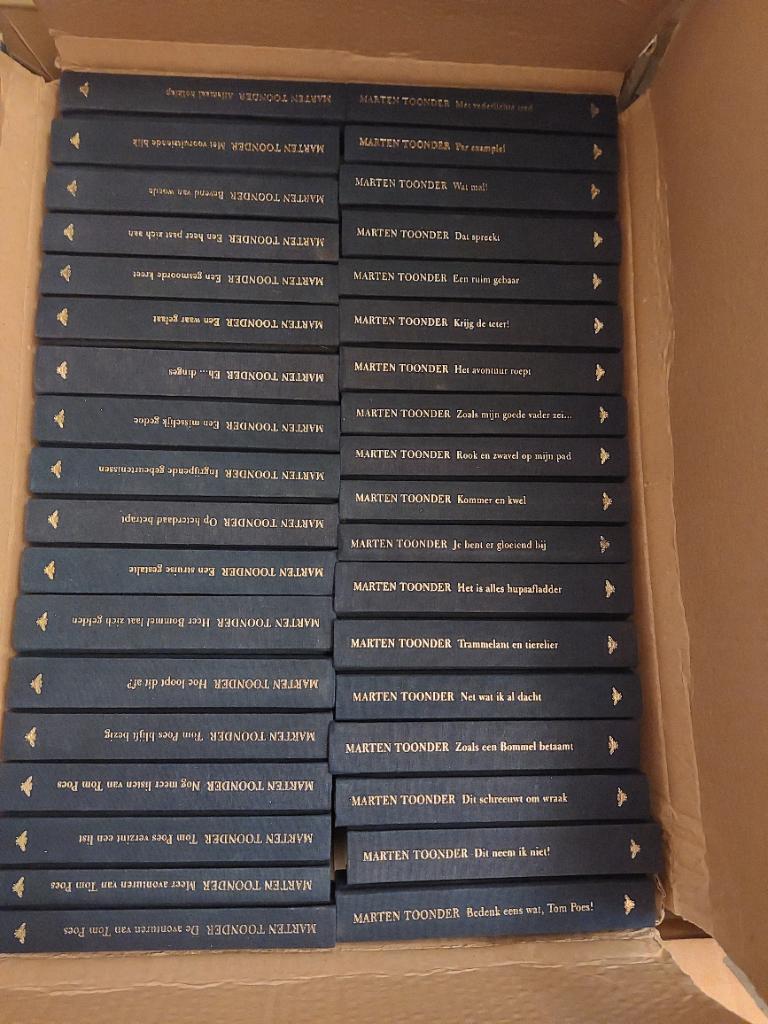 Tom Poes en Heer Bommel. Complete blauwe reeks + wegwijzer., Boeken, Stripboeken, Marten Toonder, Complete serie of reeks, Ophalen of Verzenden