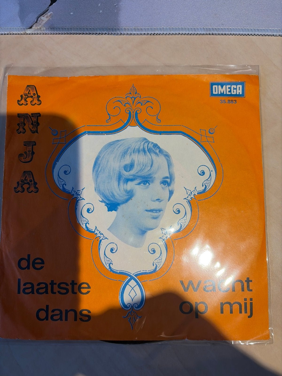Anja - De Laatste Dans / Wacht Op Mij (Omega 35.883), Gebruikt, 7 inch, EP, Nederlandstalig