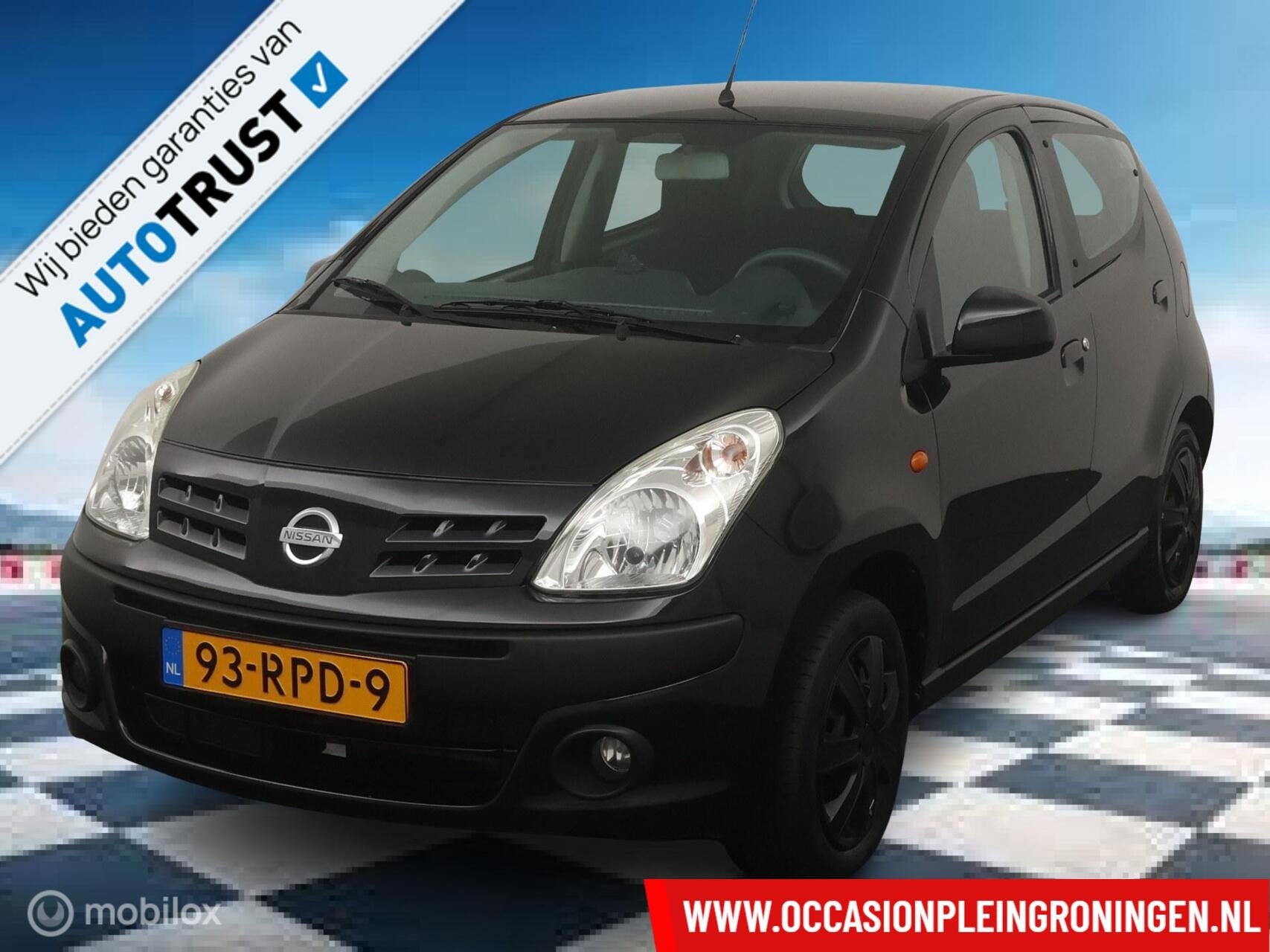 Nissan Pixo 1.0 Acenta, Voorwielaandrijving, Euro 5, Stof, Gebruikt