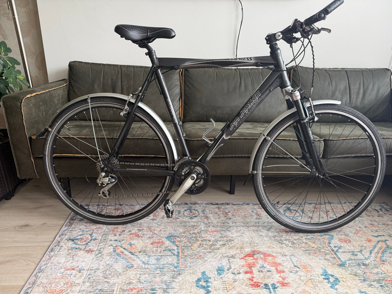 Jan Janssen Impress, Fietsen en Brommers, 28 inch, Gebruikt, Vering, Velgrem