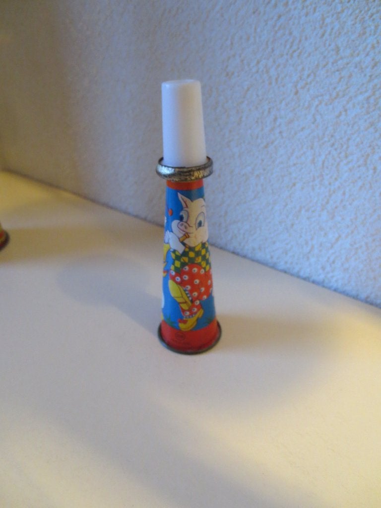 Blikken speelgoed Fluit - Vintage - Fluit naar behoren izgs., Ophalen of Verzenden