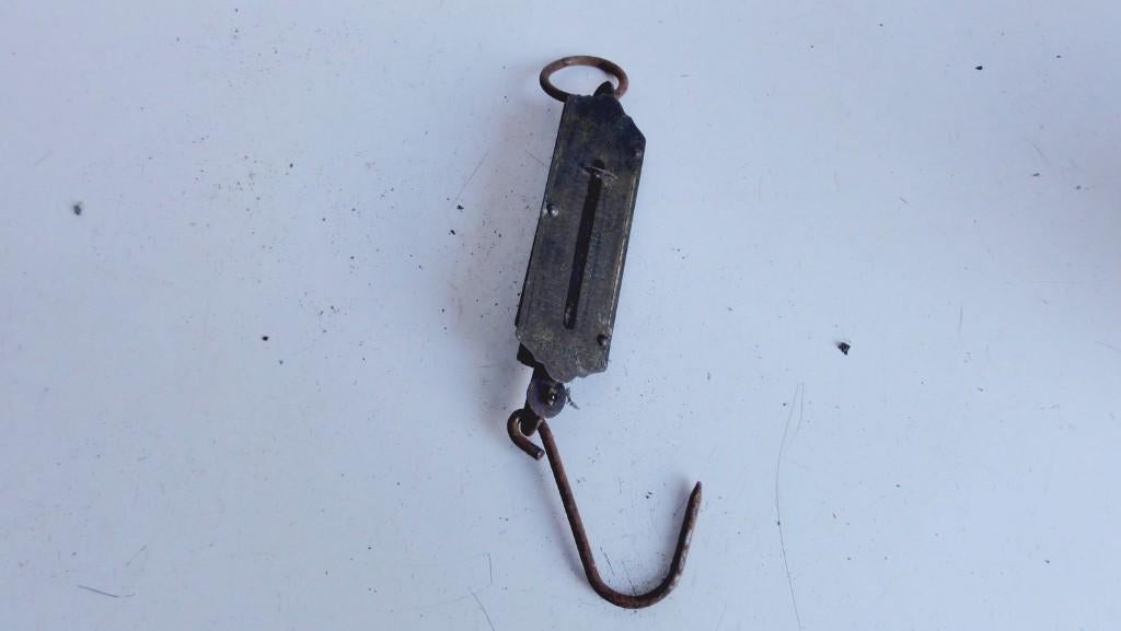 Ulster, pocket balance 0-12 kg antiek, Ophalen of Verzenden