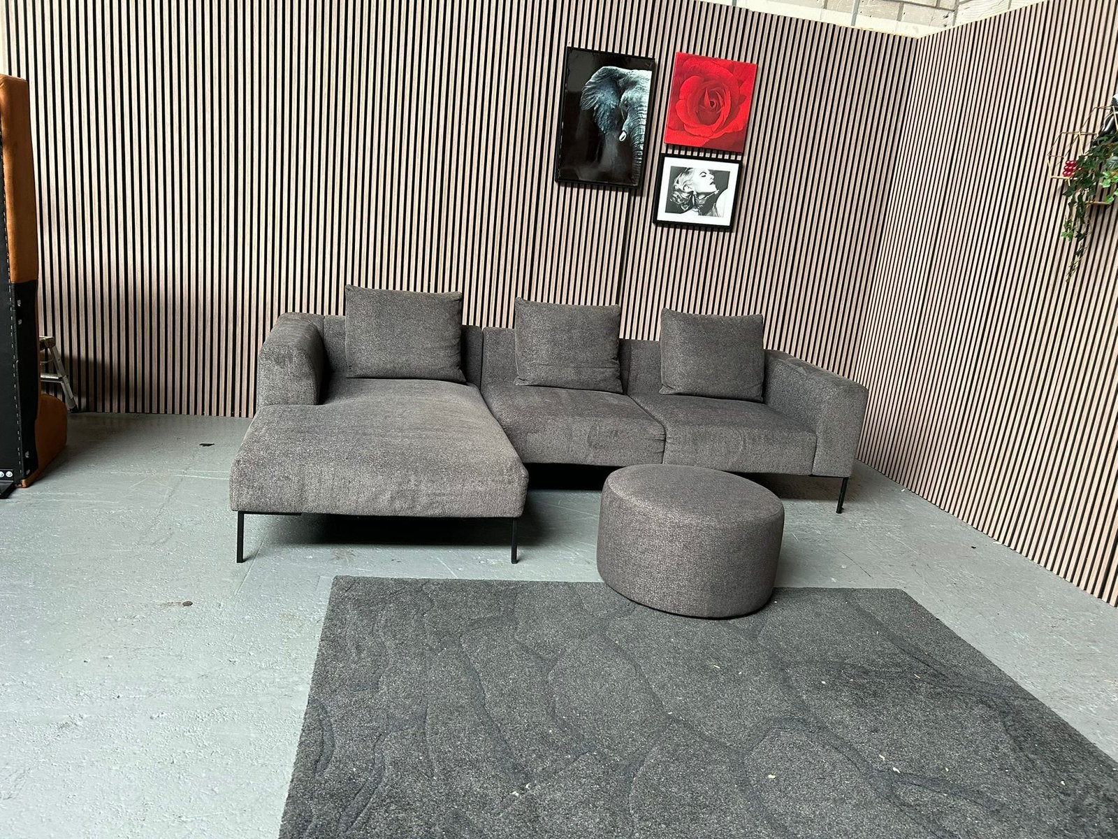 GRATIS LEVERING Montel Sava Loungebank 295x170 GEREINIGD, Huis en Inrichting, 250 tot 300 cm, Hoekbank, Ophalen of Verzenden, Zo goed als nieuw
