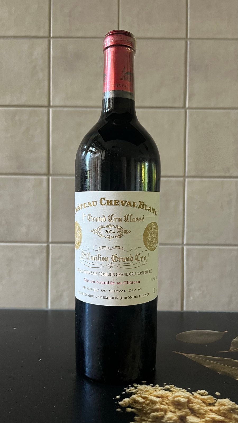 Château Cheval Blanc 2004 - Hoog vulniveau, perfecte staat, Ophalen, Zo goed als nieuw, Frankrijk, Rode wijn