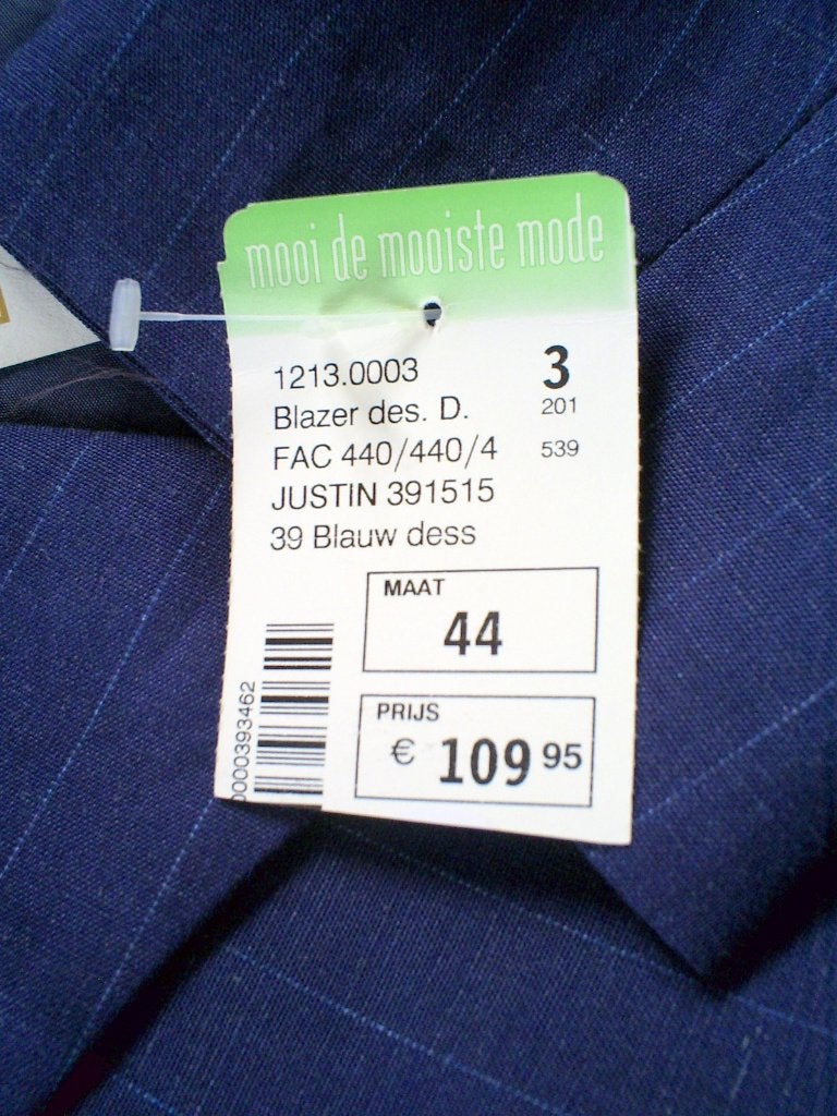 NIEUW __ krijtstreep jasje van MIEL mt. 44 __ waarde 109,95, Kleding | Dames, Jasjes, Kostuums en Pakken, Maat 42/44 (L), Nieuw