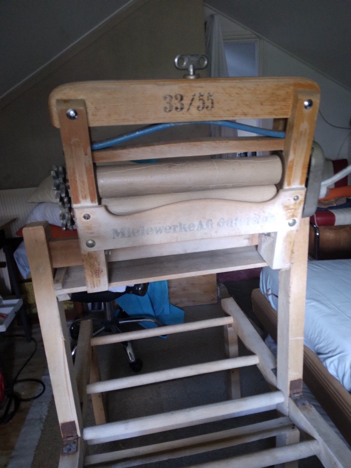 Vintage Miele droogmolen / wringer - Decoratief item, Antiek en Kunst, Ophalen