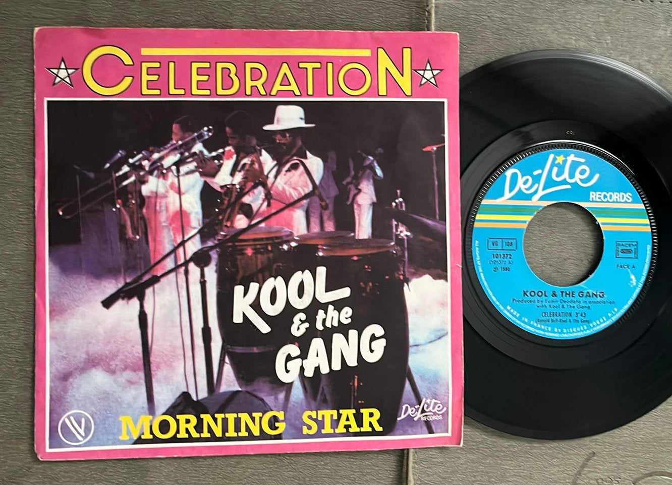 Kool & the Gang - Celebration 7” FR 1980, Cd's en Dvd's, Vinyl Singles, Gebruikt, 7 inch, Ophalen of Verzenden, Pop