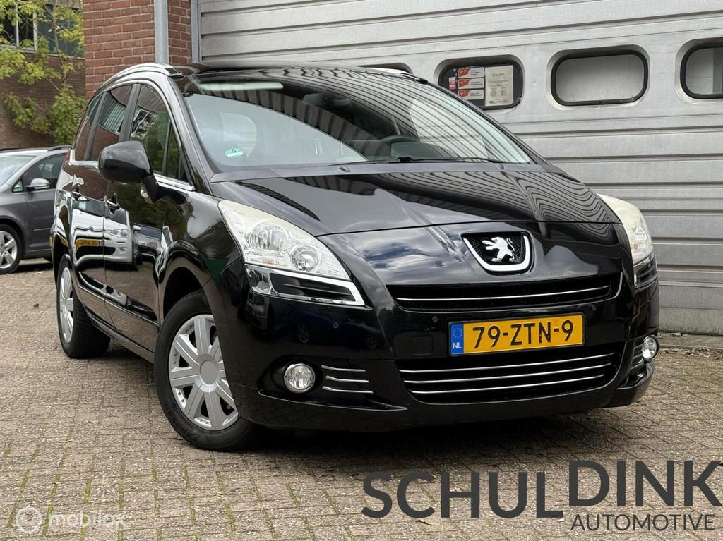 Peugeot 5008 1.6 THP Style 7 PERSOON|TREKHAAK|AIRCO, Euro 5, Gebruikt, Zwart, Bedrijf