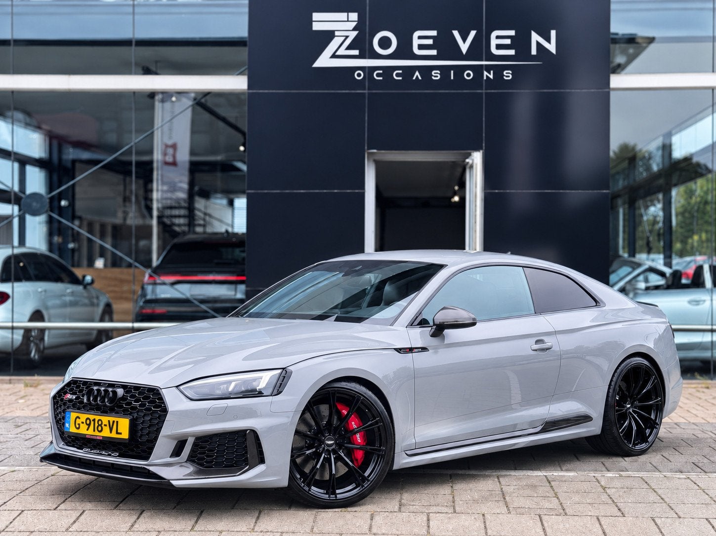 Audi A5 Coupé 2.9 TFSI RS 5 quattro Nardo Grey + 6 maanden, Auto's, Automaat, Dealer onderhouden, Gebruikt, 4 stoelen