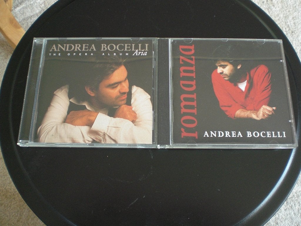 2 CD's Andrea Bocelli - Romanza & The Opera Album Aria, Verzenden, Zo goed als nieuw, Opera of Operette