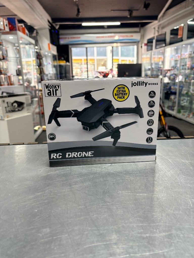Wonky Monkey Drone Copter Zwart | RC Drone | NIEUW, 100 tot 1000 meter, ., Overige merken, Nieuw