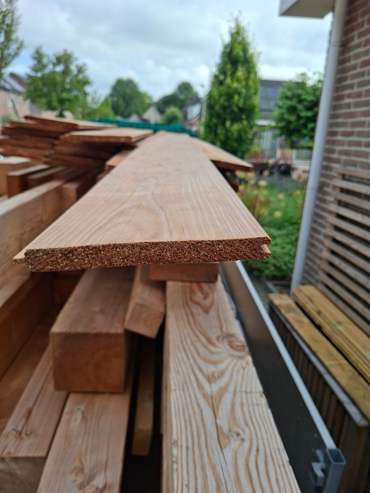 Nieuwe Douglas Vellingdelen 3 mtr lang - Spotgoedkoop!, Ophalen, Minder dan 25 mm, Nieuw, Plank