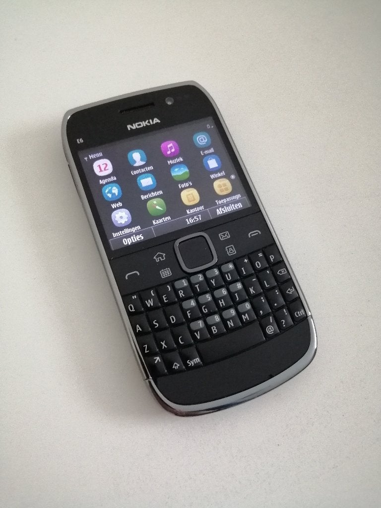 WEG=WEG!!! Robuuste Nokia E6 Smartphone | GPS | 8MP | WIFI, Gebruikt, Ophalen of Verzenden, Klassiek of Candybar, Zonder simlock