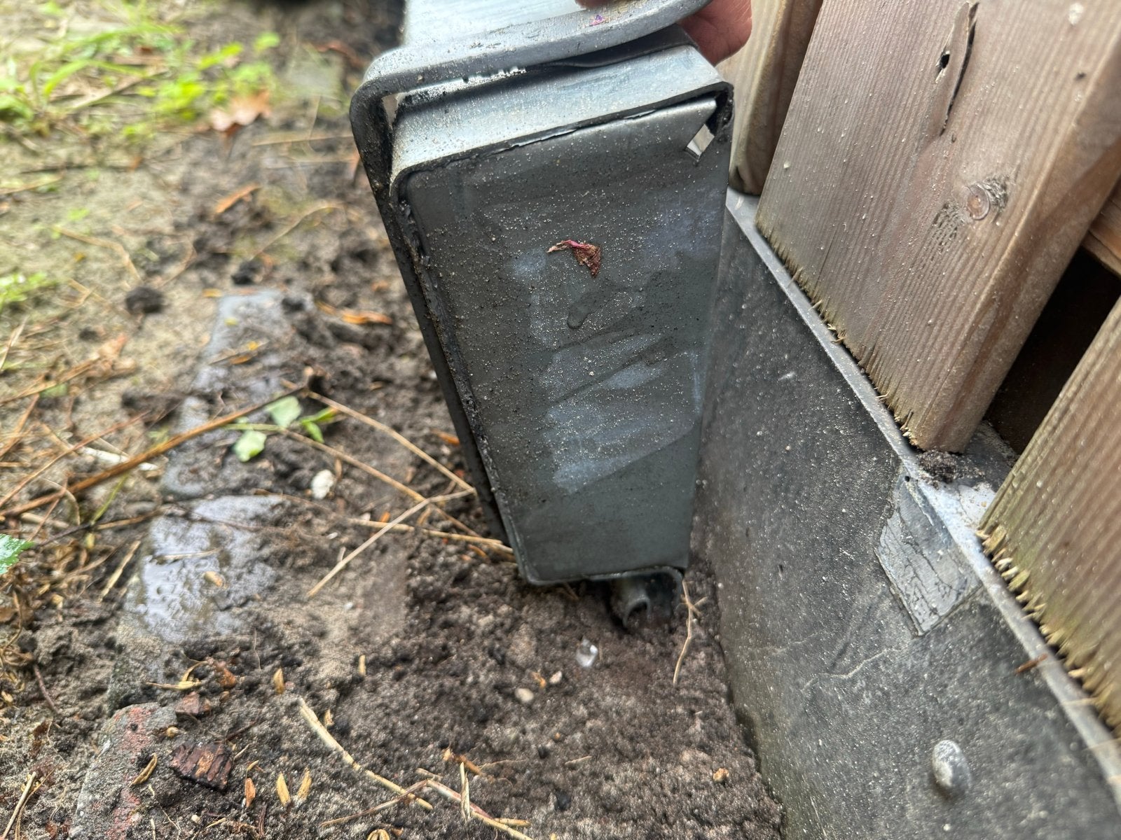 zinken dakgoot 3,95m lang, Ophalen, Overige materialen, Gebruikt, 2 tot 4 meter