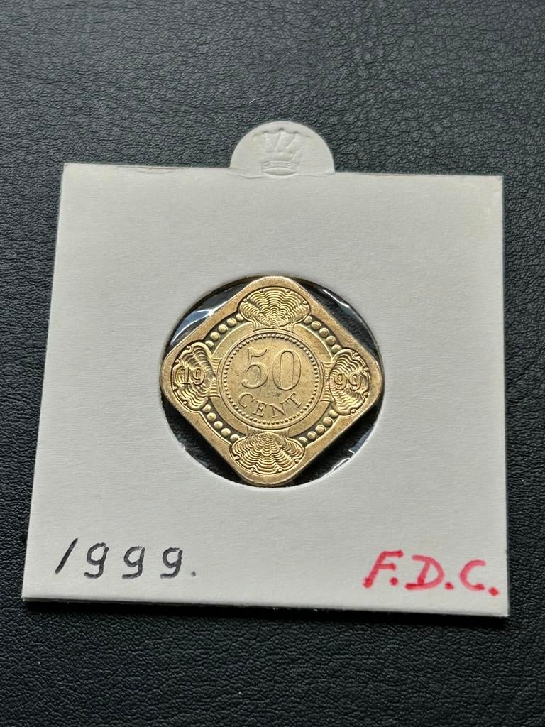 50 cent 1999 Nederlandse Antillen, Postzegels en Munten, Verzenden