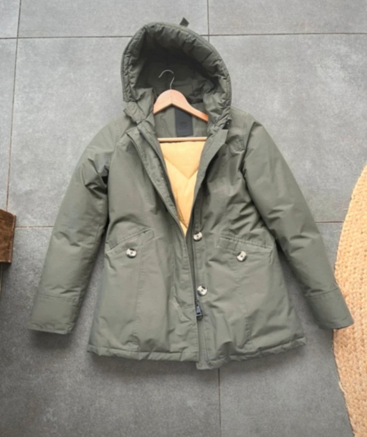 Groene airforce jas dames, Ophalen of Verzenden, Zo goed als nieuw, Maat 36 (S), Groen