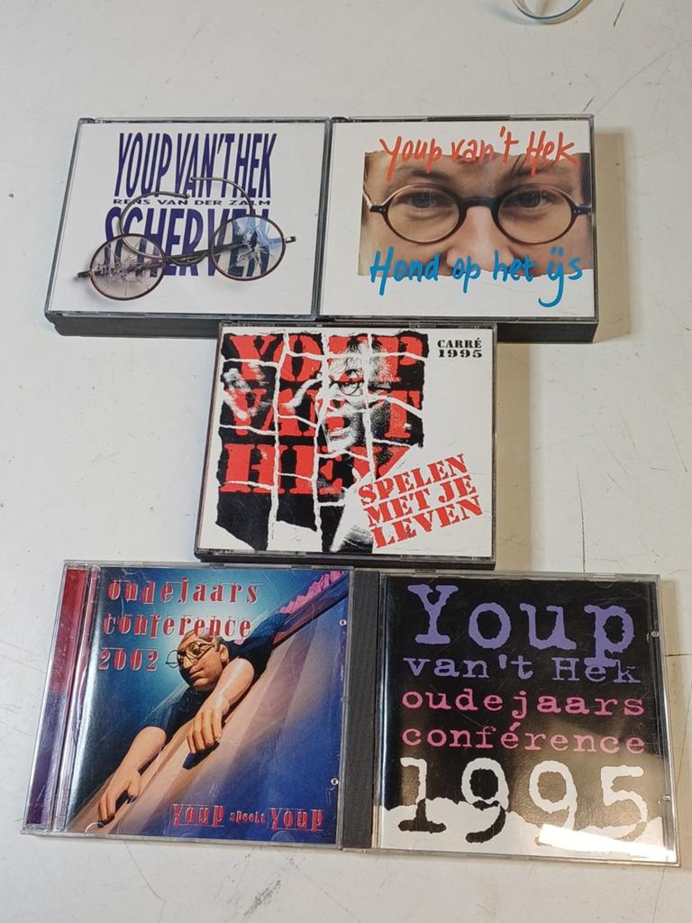 Youp van 't Hek - 5x CD's (3x dubbel) - Cabaret, Cd's en Dvd's, Cd's | Humor en Cabaret, Ophalen of Verzenden