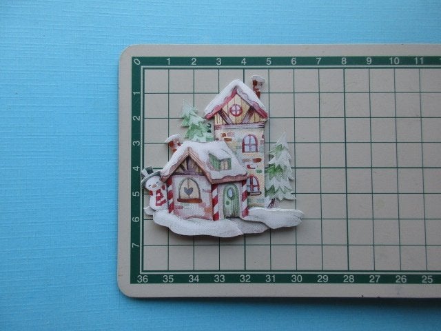 ky356 KERST / huisje / sneeuwpop, Verzenden, Nieuw, Kerst, Overige typen